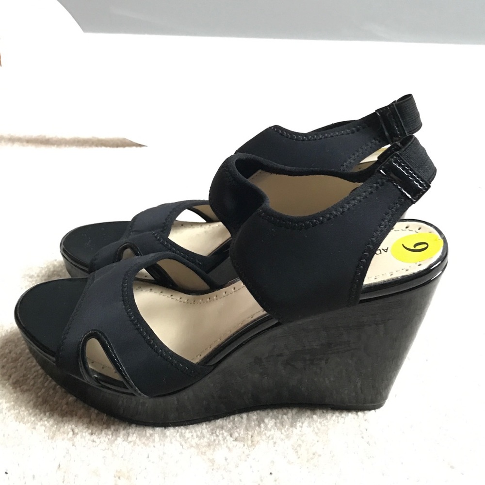 Black Adrienne Vittadini Wedges
